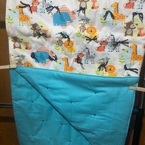 Colorful Animal Print Baby Blanket